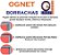 Jogo de borrachas para Consul RD40GD  - 109x68 - 68x34cm - Imagem 3