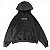 Blusão canguru oversized Caosart preto estonado - Imagem 1