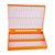 Caixa Porta Lâminas Para 100 Lâminas 26 mm X 76 mm Laranja - Laborcare - Imagem 1
