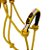 Cabresto Miçangas Com Cabo Cor Amarelo - Boots Horse - Imagem 4