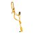 Cabresto Miçangas Com Cabo Cor Amarelo - Boots Horse - Imagem 1