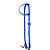 Cabeçada De Uma Orelha De Silicone Azul Royal - Boots Horse - Imagem 1