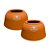 Cloches Protetores De Borracha Tam Médio Laranja - Boots Horse - Imagem 3