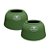 Cloches Protetores De Borracha Tam Médio Verde Militar - Boots Horse - Imagem 3