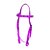 Cabeçada Magenta Com Testeira De Silicone E Strass - Boots Horse - Imagem 2