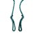 Rédea de Nylon Com Peia 8 Tentos Verde Água e Preto - Boots Horse - Imagem 3