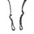 Rédea de Nylon Com Peia 8 Tentos Bege Preto e Marrom - Boots Horse - Imagem 3
