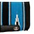 Manta Algodão Navajo Combat 30 x 32 Azul e Preto - Boots Horse - Imagem 2