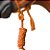 Cabresto Com Cabo Trançado de Paracord Laranja - Boots Horse - Imagem 6