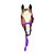 Cabresto Com Cabo Trançado de Paracord Roxo - Boots Horse - Imagem 4