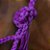 Cabresto Com Cabo Trançado de Paracord Roxo - Boots Horse - Imagem 8