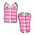 Kit Protetor de Viagem Longo Estampa Botas Rosa - Boots Horse - Imagem 1