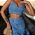 Conjunto Jeans Saia 3 Marias com Cropped - Imagem 3