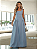 Vestido Longo Jeans Feminino em Liocel com Costas Trançadas e Fenda - Imagem 3