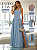 Vestido Longo Jeans Feminino em Liocel com Costas Trançadas e Fenda - Imagem 7