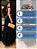 vestido longo feminino 100% liocel preto - Imagem 7