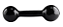 Halter Bola Emborrachado 8kg - Imagem 1