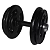 Dumbbell Pintado Pegada Emborrachada 20kg - Imagem 1