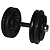 Dumbbell Pintado Pegada Emborrachada 26kg - Imagem 1