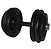 Dumbbell Pintado Pegada Emborrachada 28kg - Imagem 1