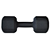 Dumbbell Sextavado Texturizado 12kg - Imagem 1