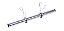 Barra Tubular Galvanizada 120cm - Imagem 1