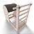 Aparelho de Pilates Ladder Barrel White Maple - Imagem 5