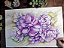 AQUARELA ORIGINAL VIOLETAS 1 - Imagem 1
