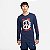 Camiseta Nike Manga Longa Estampada - Azul Marinho ou Amarelo - Imagem 1