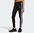 Legging Adidas Essentials 3-Stripes - Preta e Rosa - Imagem 1