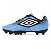 Chuteira Umbro Campo Cannon Jr Azul Preto Branco - Infantil - Imagem 2