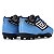 Chuteira Umbro Campo Cannon Jr Azul Preto Branco - Infantil - Imagem 4