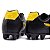 Chuteira Campo Topper Furia Preto/amarelo em couro - Imagem 5