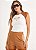 Camiseta Colcci Feminina Loose Contrast Cropped - Imagem 1