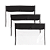 Kit 3 Saquinhos Maternidade 098 – Chanel Preto - Imagem 1