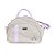 Bolsa Passeio 101 - Linho Bege/Lilás Arco-Íris - Imagem 1