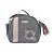 Bolsa Frasqueira 102 - Linho Cinza com Rose Borboleta - Imagem 1