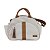 Bolsa Passeio 101 - Linho Bege/Caramelo - Imagem 1