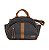 Bolsa Passeio 101  - Linho Preto/Caramelo - Imagem 1