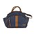 Bolsa Passeio 101 - Linho Marinho/Caramelo - Imagem 1