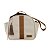 Bolsa Frasqueira 102 - Linho Bege/Caramelo - Imagem 1