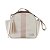 Bolsa Frasqueira 102 - Linho Bege/Rose - Imagem 1