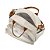 Bolsa Passeio 101 - Linho Bege/Verde - Imagem 2