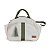 Bolsa Passeio 101 - Linho Bege/Verde - Imagem 1