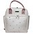 Mochila Pequena  800- Flores Branco - Imagem 1