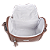 Bolsa Pequena 202 - Flores Branco - Imagem 3