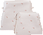 Kit Nécessaires P/M - Flores Branco - Imagem 1