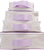 Kit Organizador de Mala -Borboleta Branco Lilás - Imagem 1