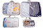 Kit Organizador de Mala -Borboleta Branco Lilás - Imagem 3