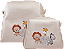Kit Nécessaires P/M -Safari Bege - Imagem 1